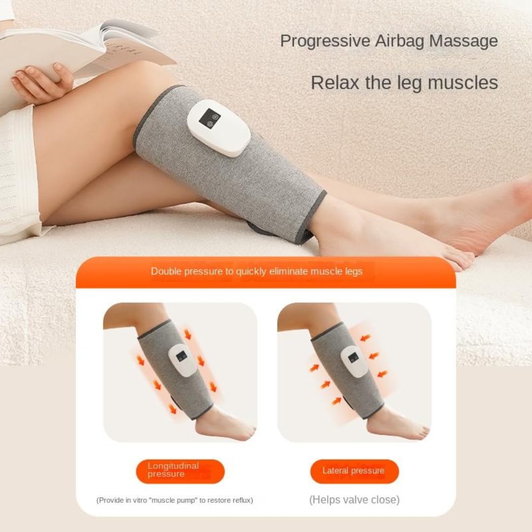 Calf Massager Daily Use Leg Massager for Sore Muscle Hand Like Massage with Air Compression Improve Blood Circulation & Relieve Pain (Calf Massager)