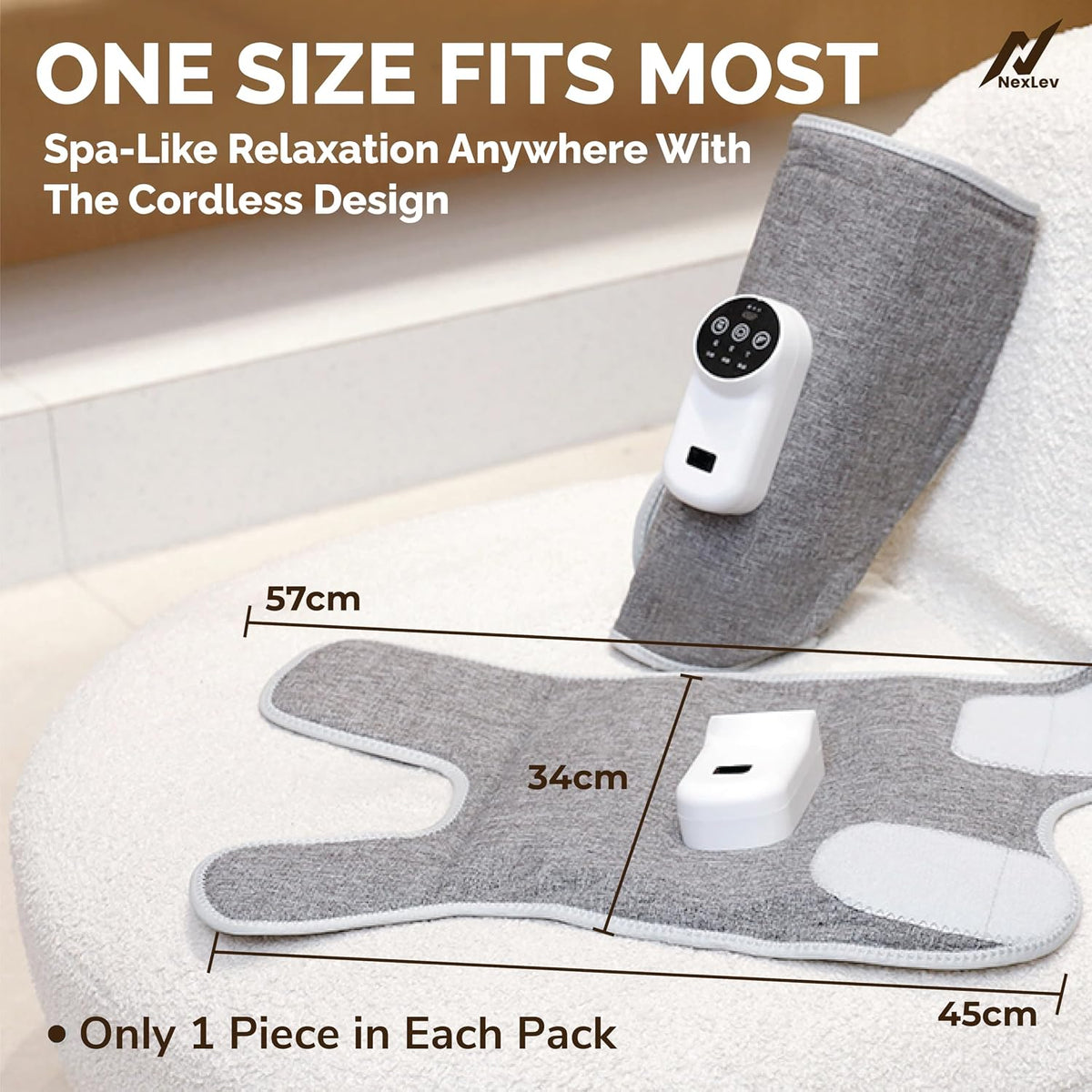 Calf Massager Daily Use Leg Massager for Sore Muscle Hand Like Massage with Air Compression Improve Blood Circulation & Relieve Pain (Calf Massager)